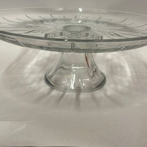 Glass Cake Plate
